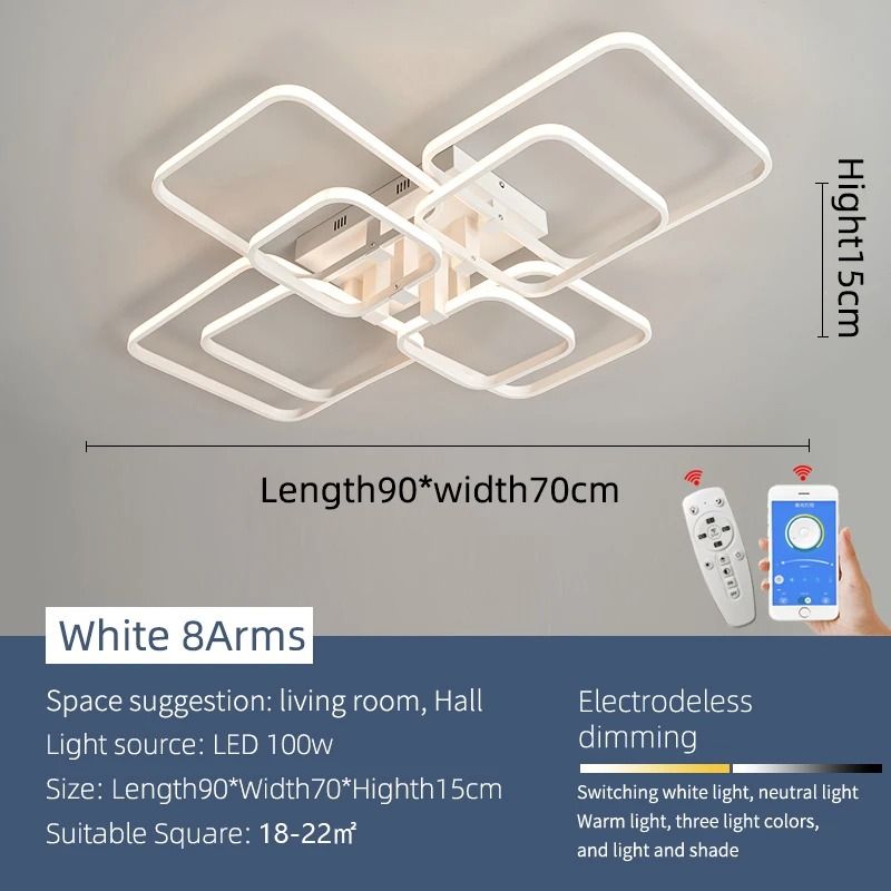 Luminous Arc Chandelier HighDefinition Kinetic Architectural Sculpture 11