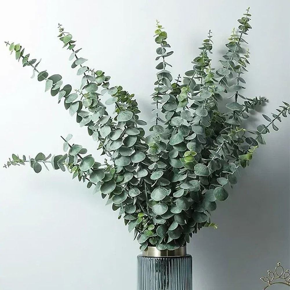 Botanical Eucalyptus Stems HighDefinition Elemental Architectural Sculpture 2