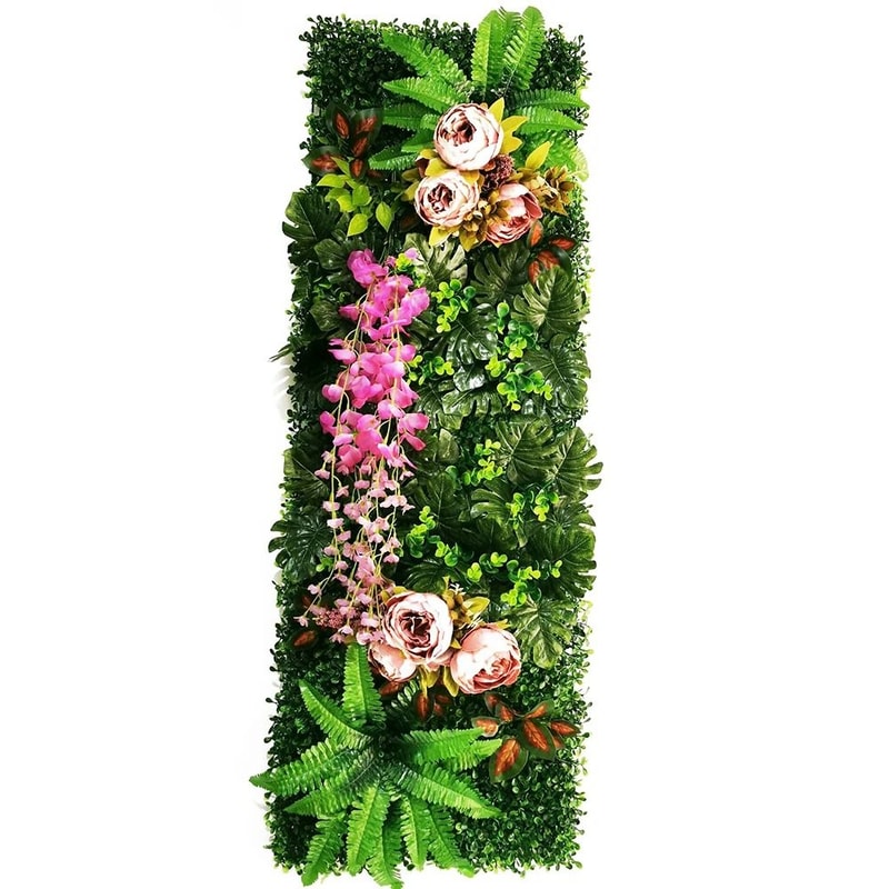 Botanical Vertical Sculpture HighDefinition Moss Architectural Wall Panel 2
