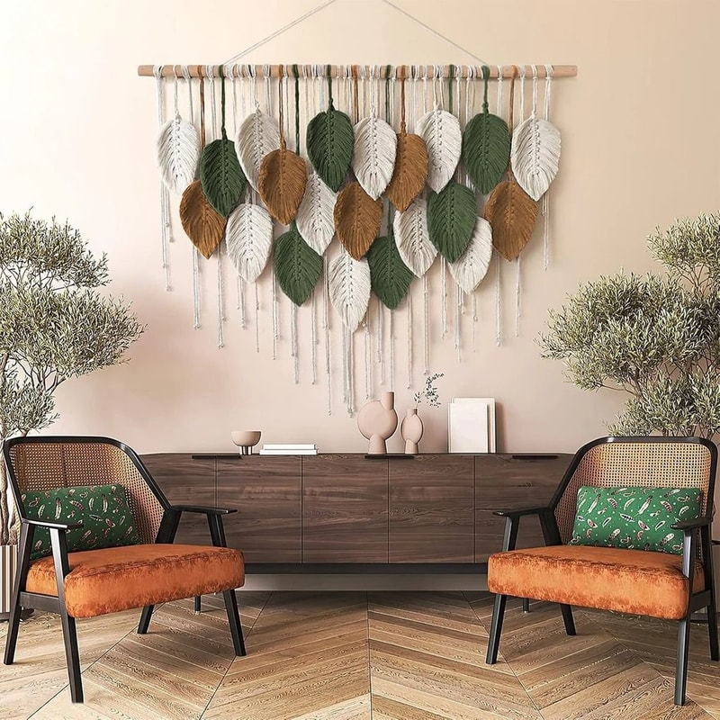 Fiber Narrative Sculpture HighDefinition Macrame Architectural Tapestry 2