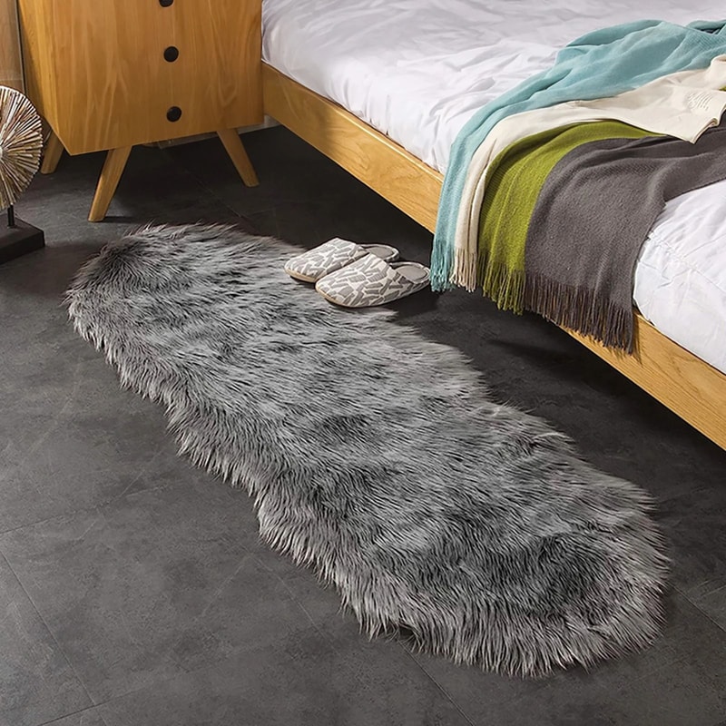 Textile Narrative Sculpture HighDefinition Faux Sheepskin Architectural Ornament 9
