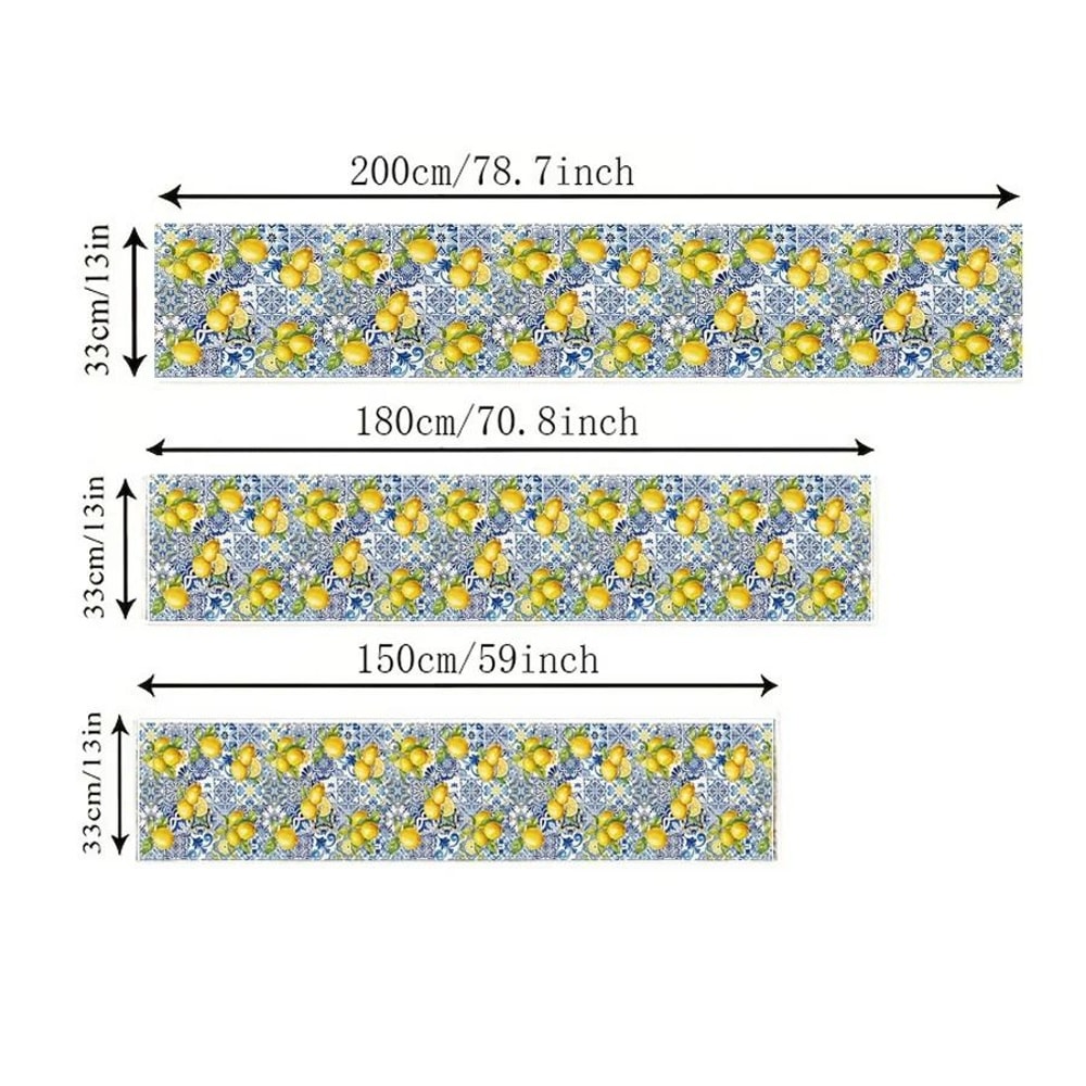 Citrus Narrative Runner HighDefinition Textile Architectural Sculpture 4