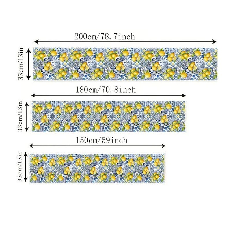 Citrus Narrative Runner HighDefinition Textile Architectural Sculpture 4