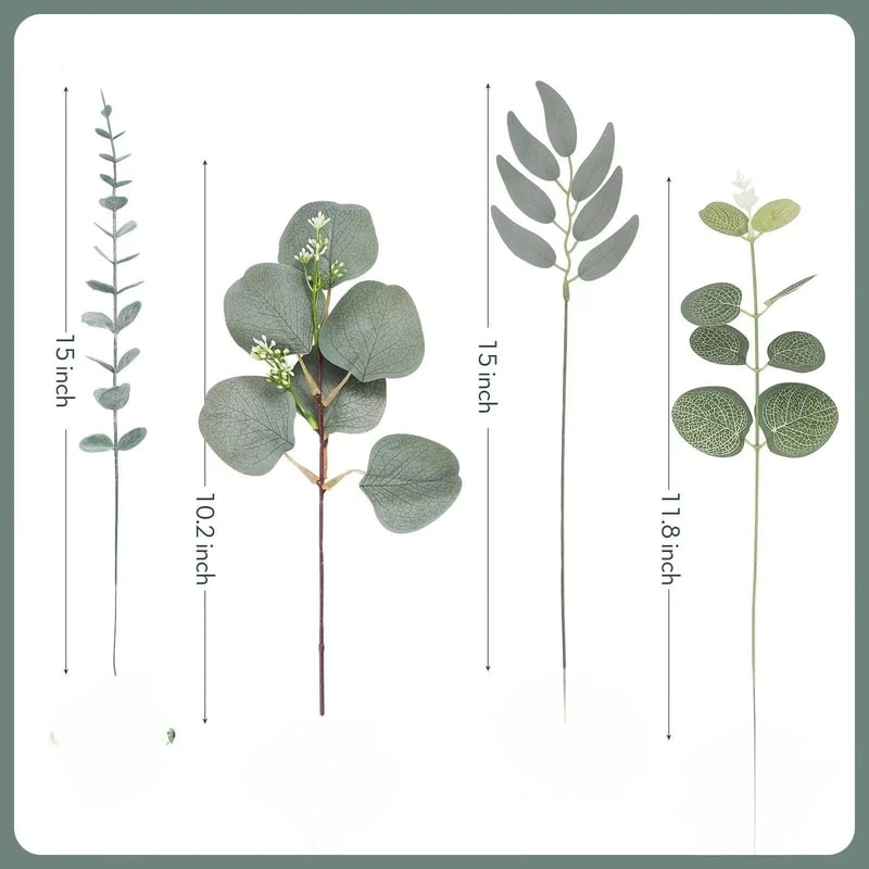 Arboreal Narrative Stems HighDefinition Eucalyptus Architectural Ornament 2