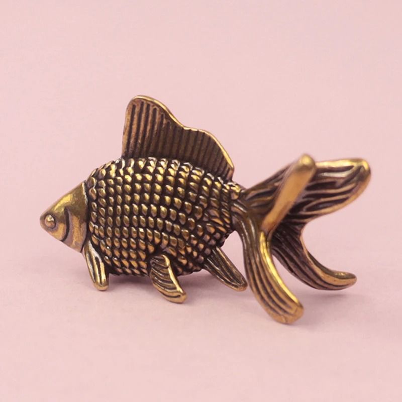 Aquatic Narrative Sculpture HighDefinition Brass Architectural Ornament 3