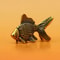 Aquatic Narrative Sculpture HighDefinition Brass Architectural Ornament 4