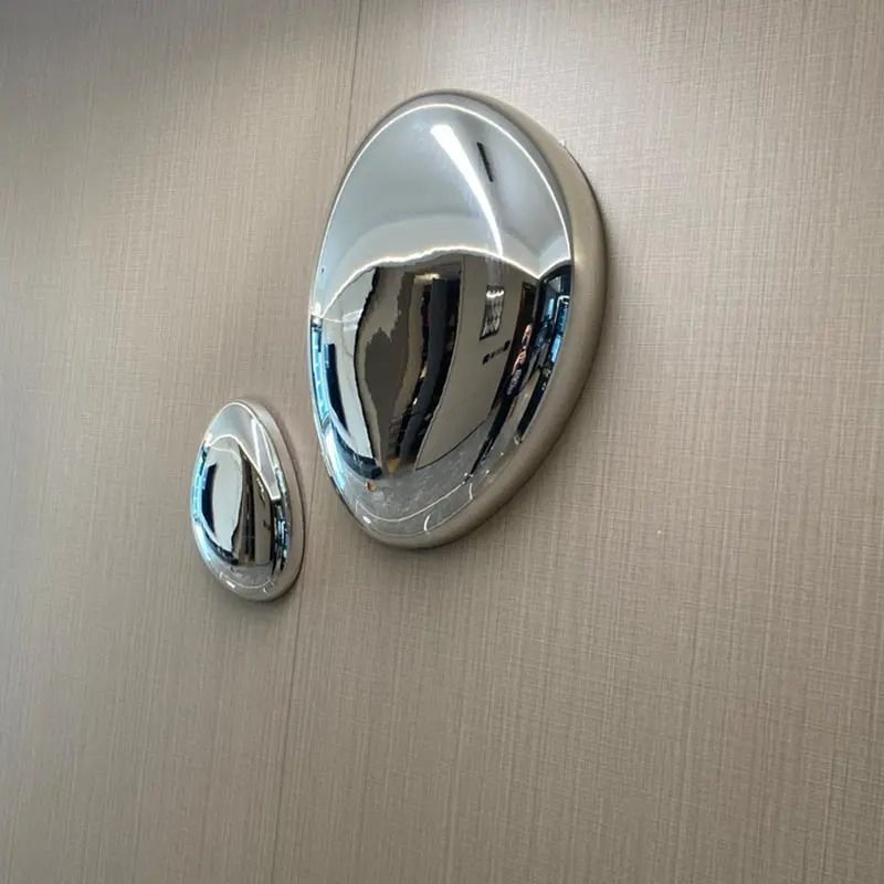 Aerodynamic Narrative Sculpture HighDefinition Chrome Architectural Wall Panel 0