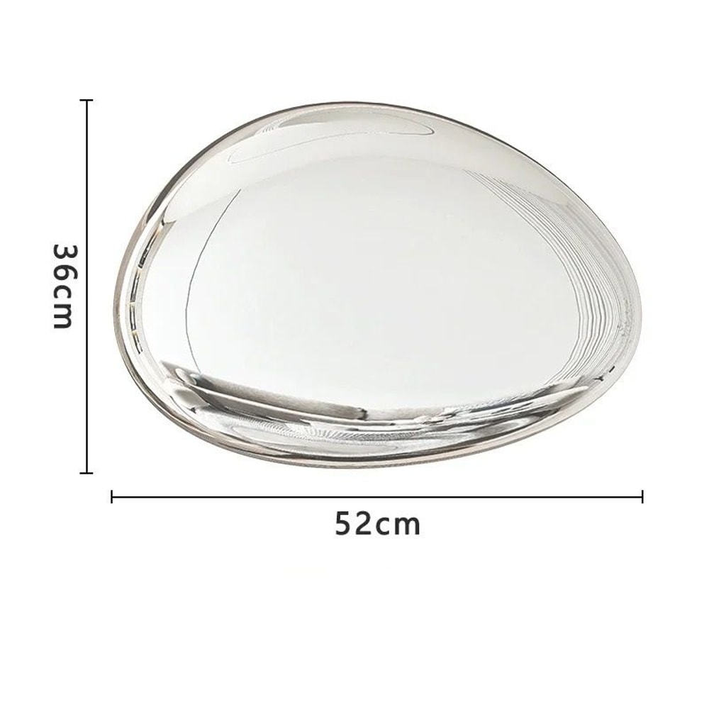 Aerodynamic Narrative Sculpture HighDefinition Chrome Architectural Wall Panel 8