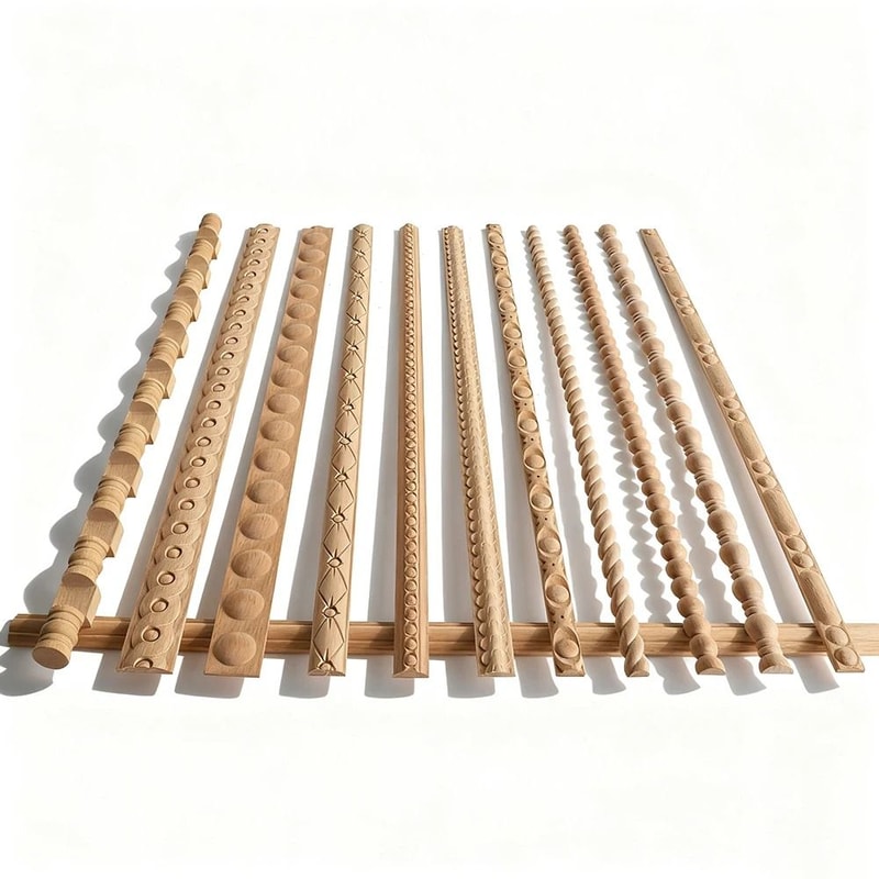 Architectural Narrative Trim HighDefinition Timber Surface Sculpture 0