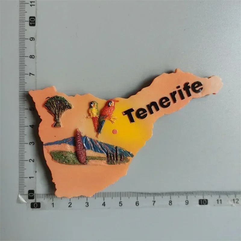 Traveler Narrative Sculpture HighDefinition Tenerife Architectural Magnet 12