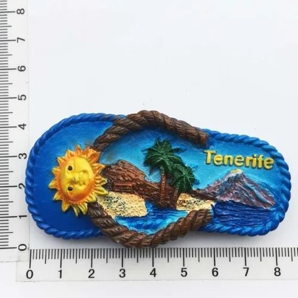 Traveler Narrative Sculpture HighDefinition Tenerife Architectural Magnet 8