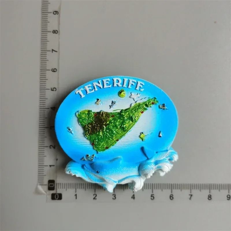 Traveler Narrative Sculpture HighDefinition Tenerife Architectural Magnet 24