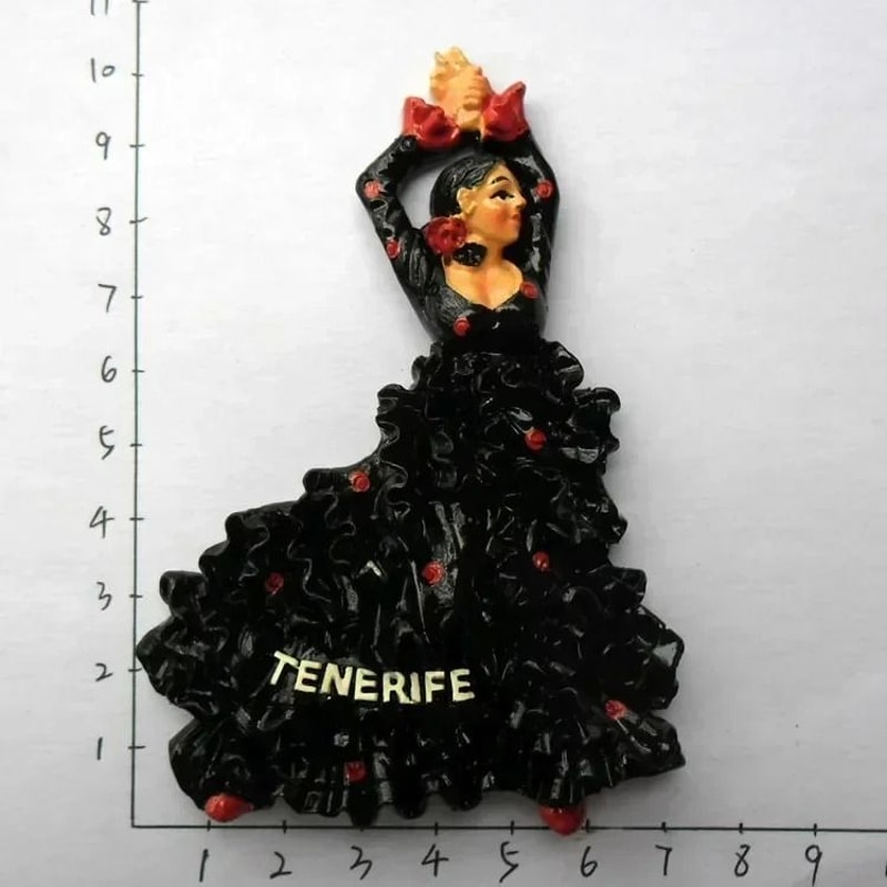 Traveler Narrative Sculpture HighDefinition Tenerife Architectural Magnet 26