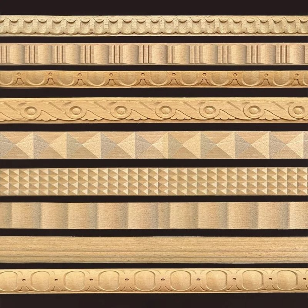 Architectural Narrative Trim HighDefinition Timber Miniature Sculpture 1