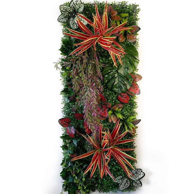 Botanical Narrative Sculpture HighDefinition Chlorophytum Architectural Panel 4