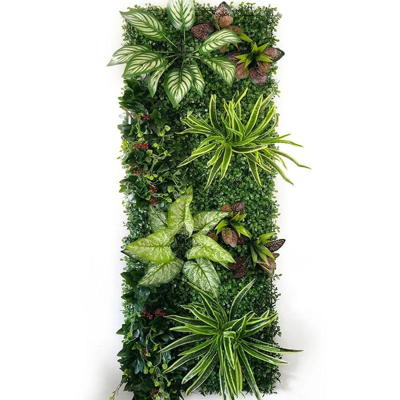 Botanical Narrative Sculpture HighDefinition Chlorophytum Architectural Panel 5