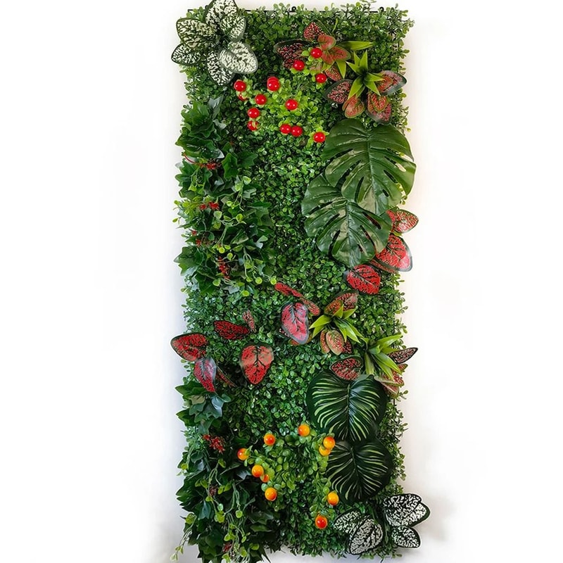 Botanical Narrative Sculpture HighDefinition Chlorophytum Architectural Panel 9