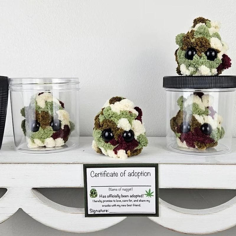 Botanical Narrative Sculpture HighDefinition Nugget Plush Architectural Ornament 0