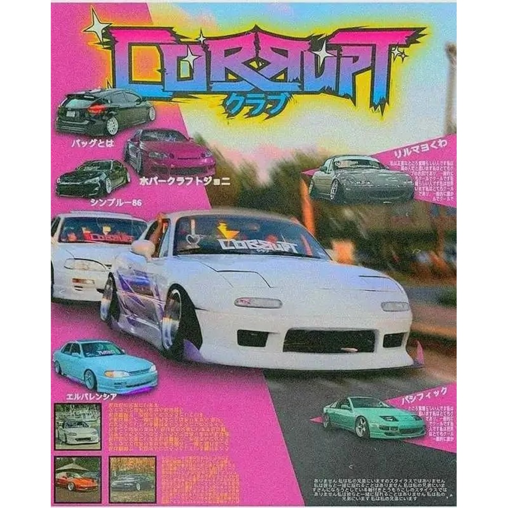 Automotive Narrative Canvas HighDefinition Synthwave Architectural Art 6