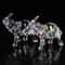 Celestial Narrative Sculpture HighDefinition Crystal Elephant Architectural Ornament 4