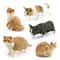 Feline Narrative Sculpture HighDefinition Lying Orange Cat Architectural Ornament 4