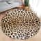 Exotic Narrative Textile HighDefinition Leopard Print Architectural Rug 8