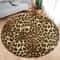Exotic Narrative Textile HighDefinition Leopard Print Architectural Rug 11