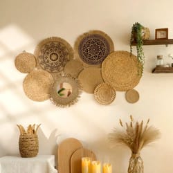 artisanal narrative sculpture – high-definition woven basket architectural set