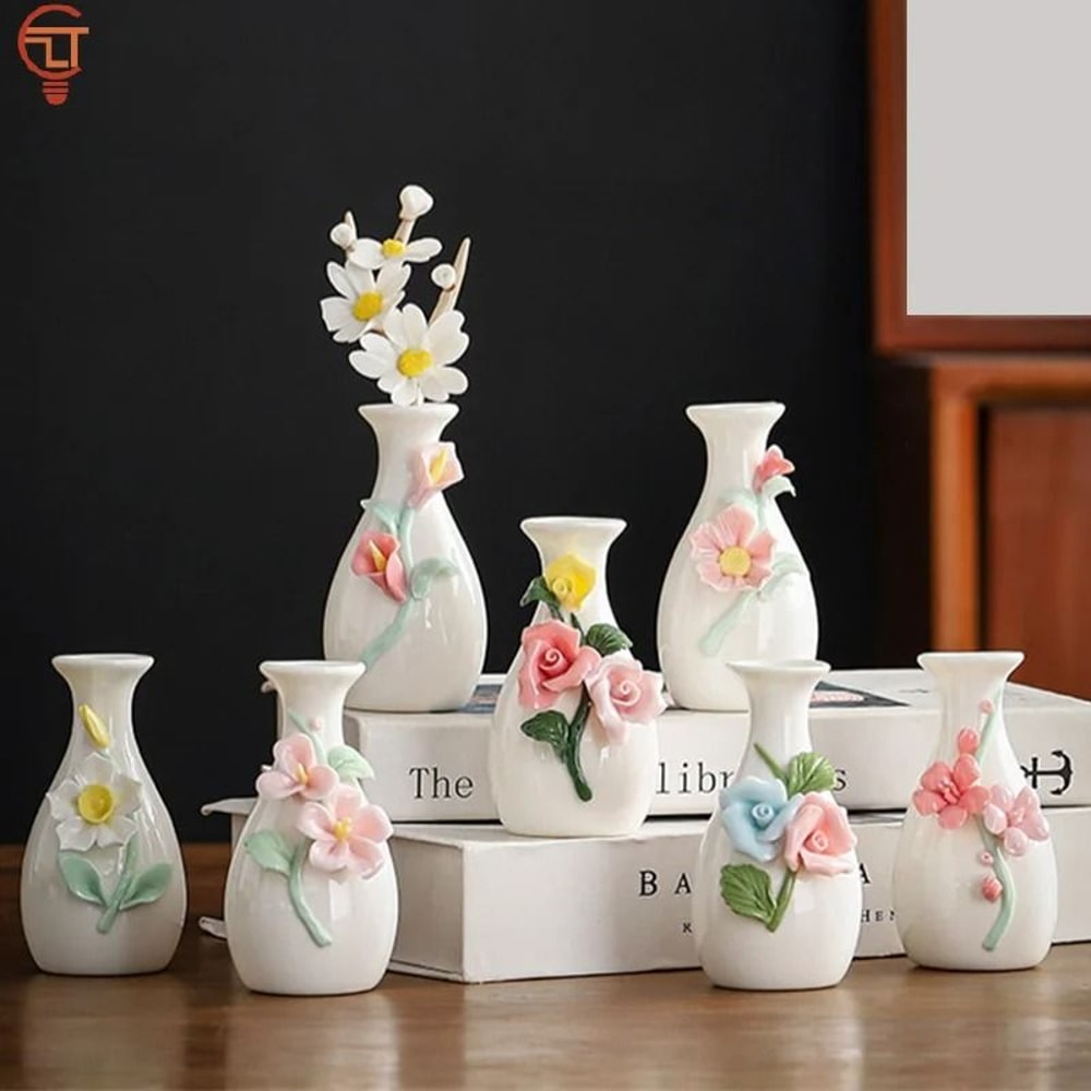Ceramic Narrative Sculpture HighDefinition Chinese Retro Architectural Jar 3