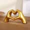 Modern Heart Shaped Table Statue Minimalist Aesthetic Shelf Decor For Living Room And Bedroom 6