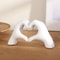 Modern Heart Shaped Table Statue Minimalist Aesthetic Shelf Decor For Living Room And Bedroom 8