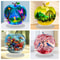 Brilliant Crystal Apple Figurine Handcrafted Glass Apple Paperweight For Home And Office Decor 1