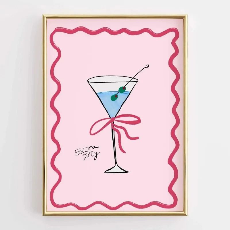 Funny Kitchen Quote Poster Retro Food Illustration Coffee Lover Wall Art Modern Canvas Painting F 11