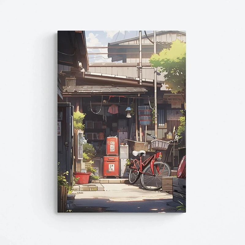 Ancient Pine Tree Wall Art Japanese Zen Plant Decor Oriental Nature Poster Calm Forest Canvas Pa 27