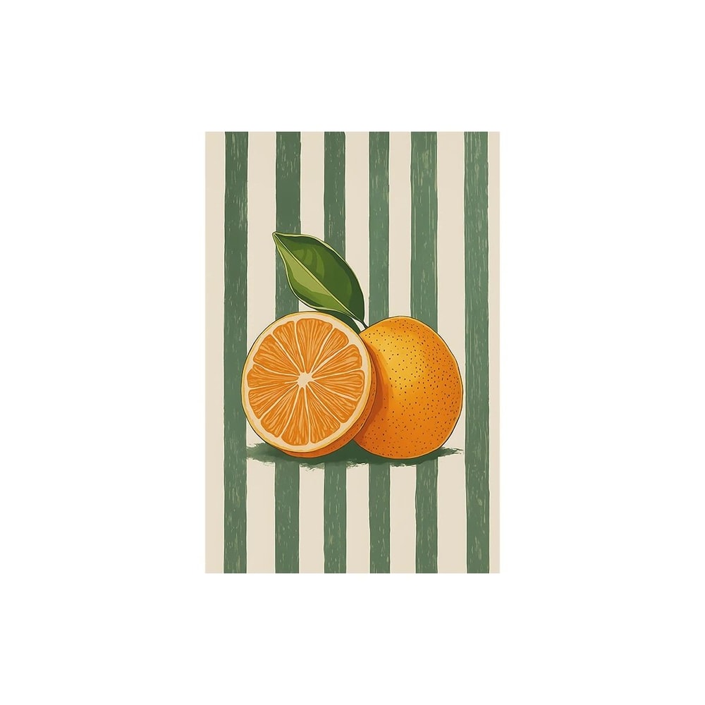 Mediterranean Lemon Tree Prints Italian Landscape Wall Art Modern Cottagecore Canvas Painting For 18