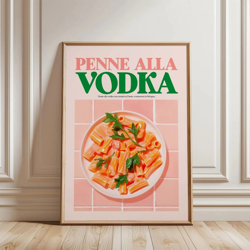 Mediterranean Aperitivo Wall Art Aperol Spritz Negroni Wine Cocktail Posters Modern Sardine Piz 1