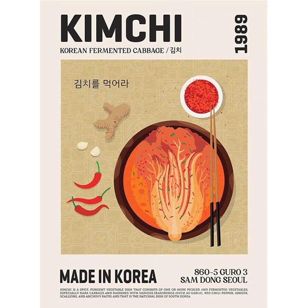 Global Cuisine Canvas Painting Delicious Food Wall Art Poster Ravioli Ramen Coffee Pizza Prints 10