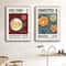 Global Cuisine Canvas Painting Delicious Food Wall Art Poster Ravioli Ramen Coffee Pizza Prints 4