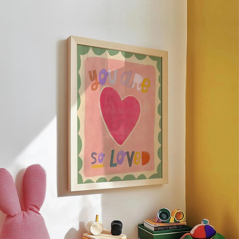 Magic Love Nursery Canvas Prints Believe In Magic Unicorn Quote Posters Whimsical Garden Wall Ar 3