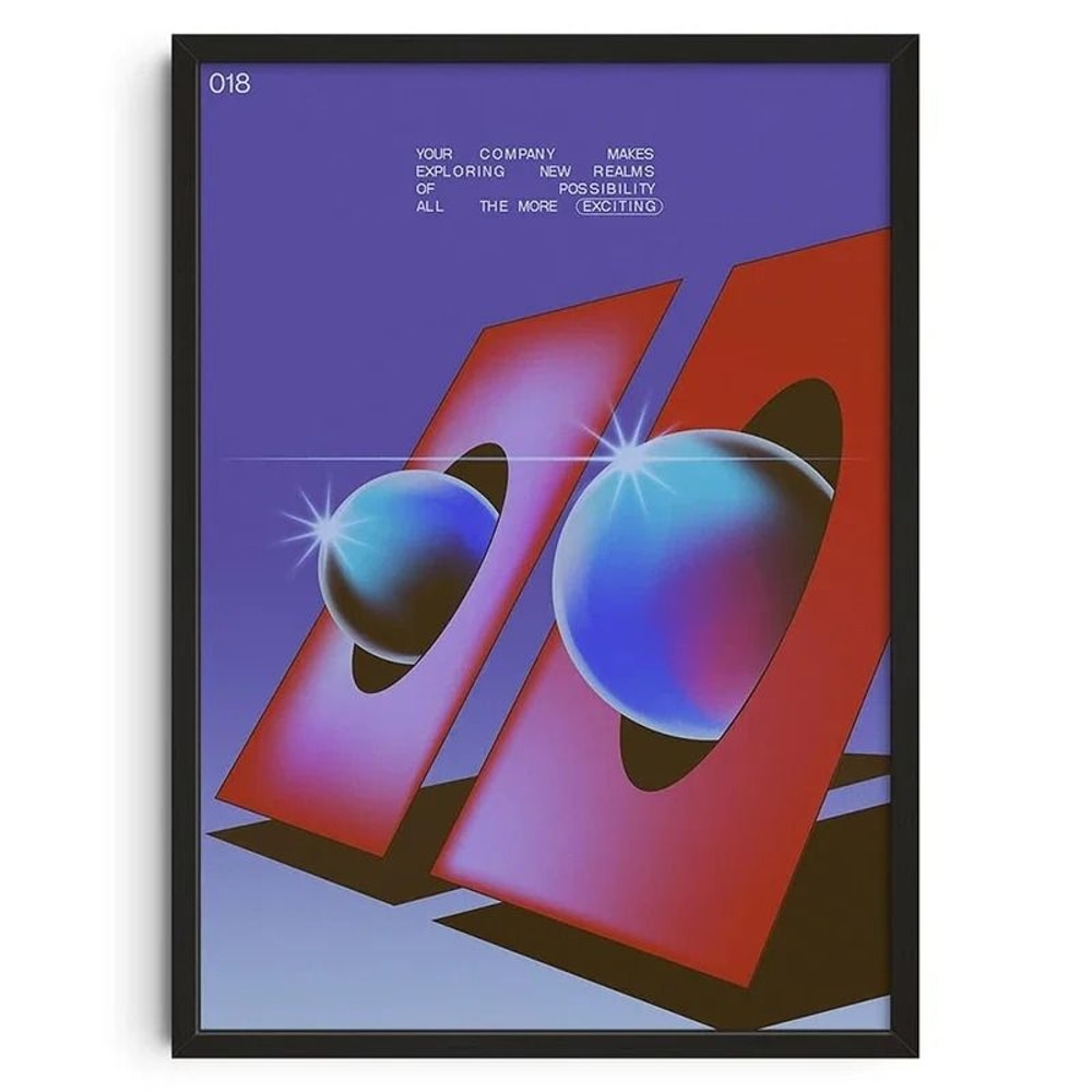 Japanese Okinawa Prefecture Art MidCentury Bauhaus Geometric Snake Modern Animal Canvas Wall Art 9