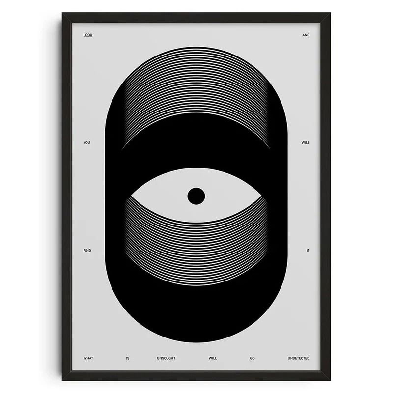 Japanese Okinawa Prefecture Art MidCentury Bauhaus Geometric Snake Modern Animal Canvas Wall Art 12