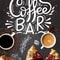 Coffee Cup Canvas Poster Nordic Bakery Cafe Prints Vintage Chalkboard Kitchen Art For Restaurant 6
