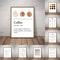 Coffee Guide Poster Modern Cafe Shop Menu Prints Nordic Coffee Culture Canvas Painting For Kitche 2