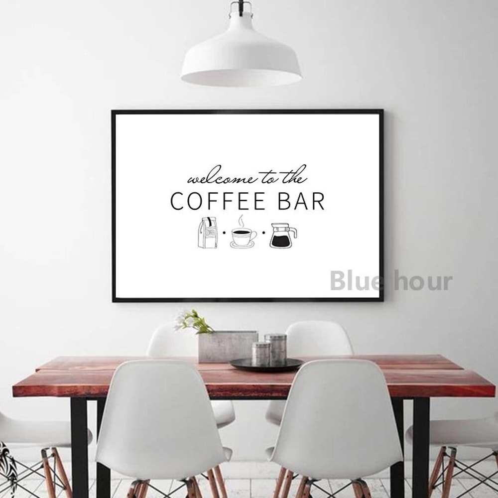 Coffee Guide Poster Modern Cafe Shop Menu Prints Nordic Coffee Culture Canvas Painting For Kitche 4