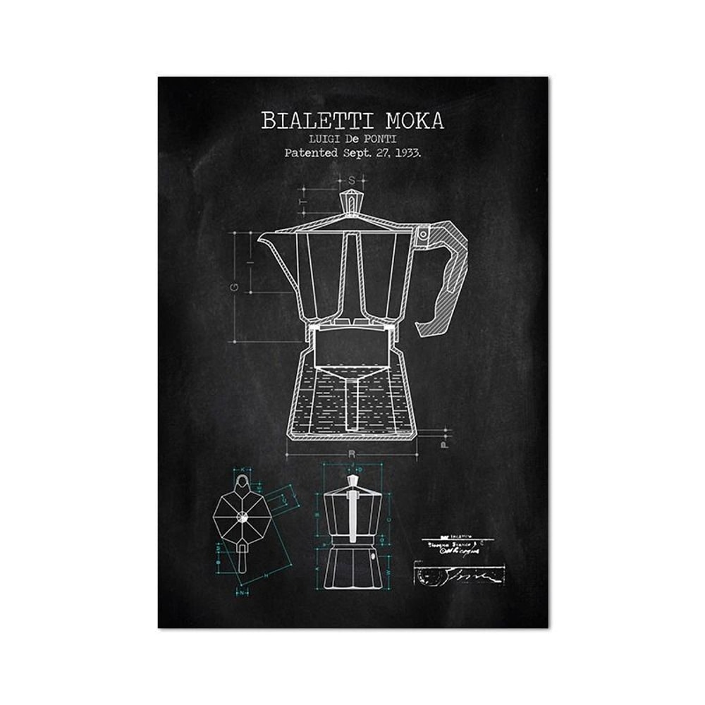 Coffee Guide Poster Modern Cafe Shop Menu Prints Nordic Coffee Culture Canvas Painting For Kitche 21