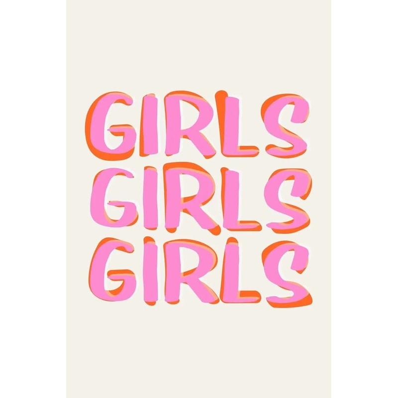 More Amor Por Favor Art Colorful Eclectic Pink Love Quote Modern Girls Room Decor Nordic Canvas 6