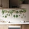 Flower Shelf Wall Decals Potted Plant Furniture Stickers Creative Nature Wall Decor For Living Ro 0