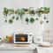 Flower Shelf Wall Decals Potted Plant Furniture Stickers Creative Nature Wall Decor For Living Ro 4