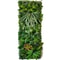 Artificial Subtropical Plant Wall 16x47 In Greenery Background Panel Lush Hedge Fence For Wedding 18
