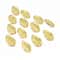 100pc Golden Silk Leaves Artificial Christmas Craft Decor DIY Wedding Wreaths And Festive Home Gr 5